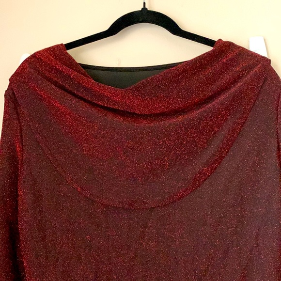 SheIn Size L Red Sparkle Mini Dress - Picture 6 of 6